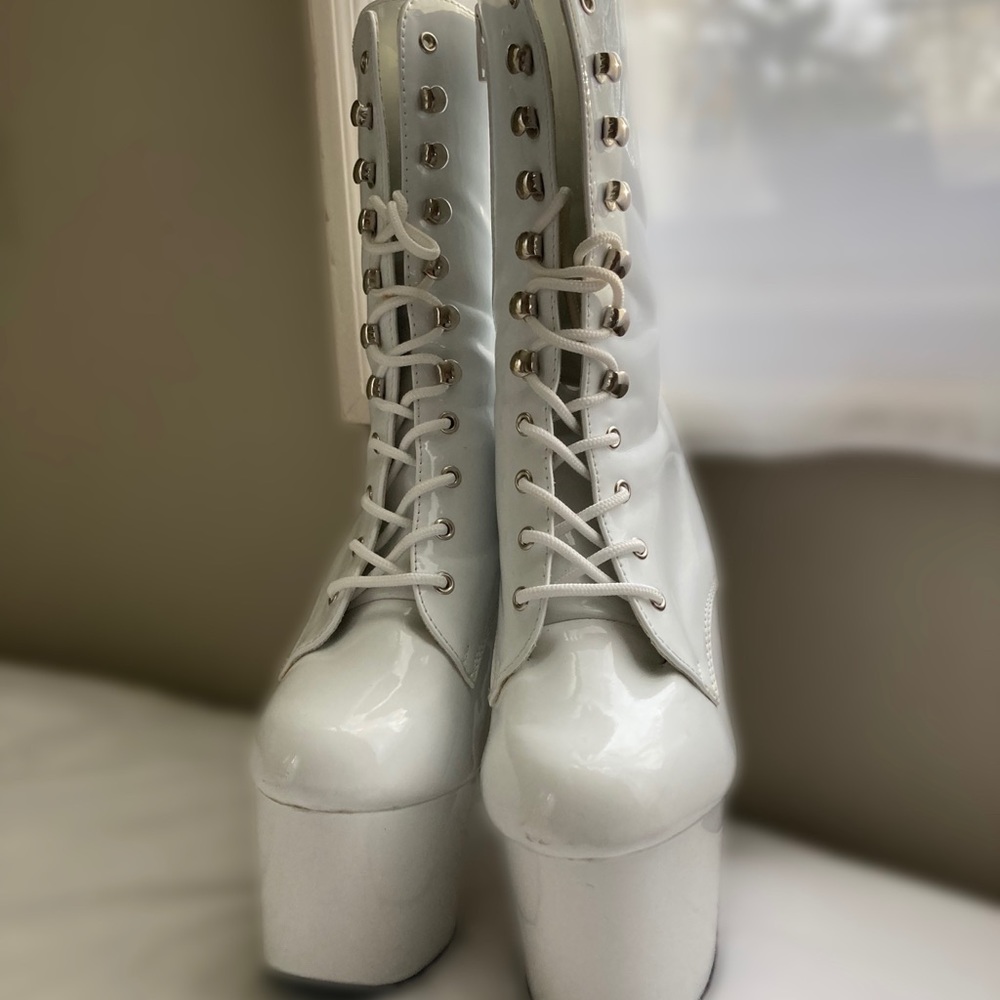 White Pleaser’s Boots